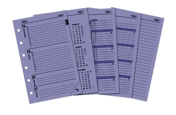 Pocket Junior Ring weekagenda 2025 (inclusief maandplanner voor 2025 en 2026) - Leer - Marmerlook Blauw Groen Goud – Navulbaar – Cadeau tip - Organizer - Planner - Agenda - Afbeelding 5