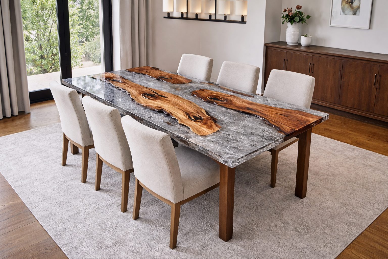 Straight epoxy tafel