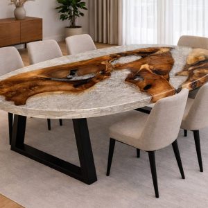 Ovale epoxy tafel