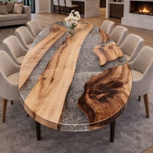 Ovale shape epoxy tafel