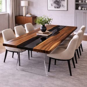 Straight edge epoxy tafel