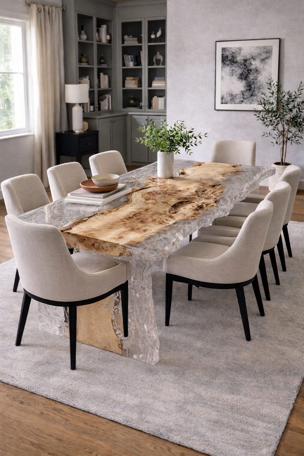 Ice crystal edge epoxy tafel