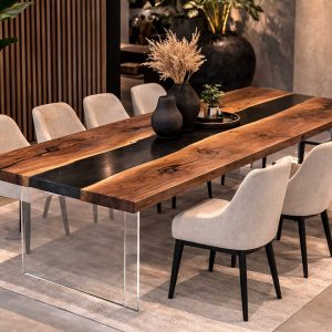 Straight edge epoxy tafel