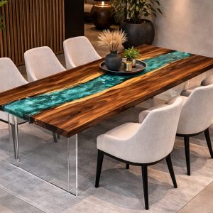 Straight edge epoxy tafel