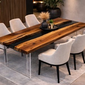 Straight edge epoxy tafel