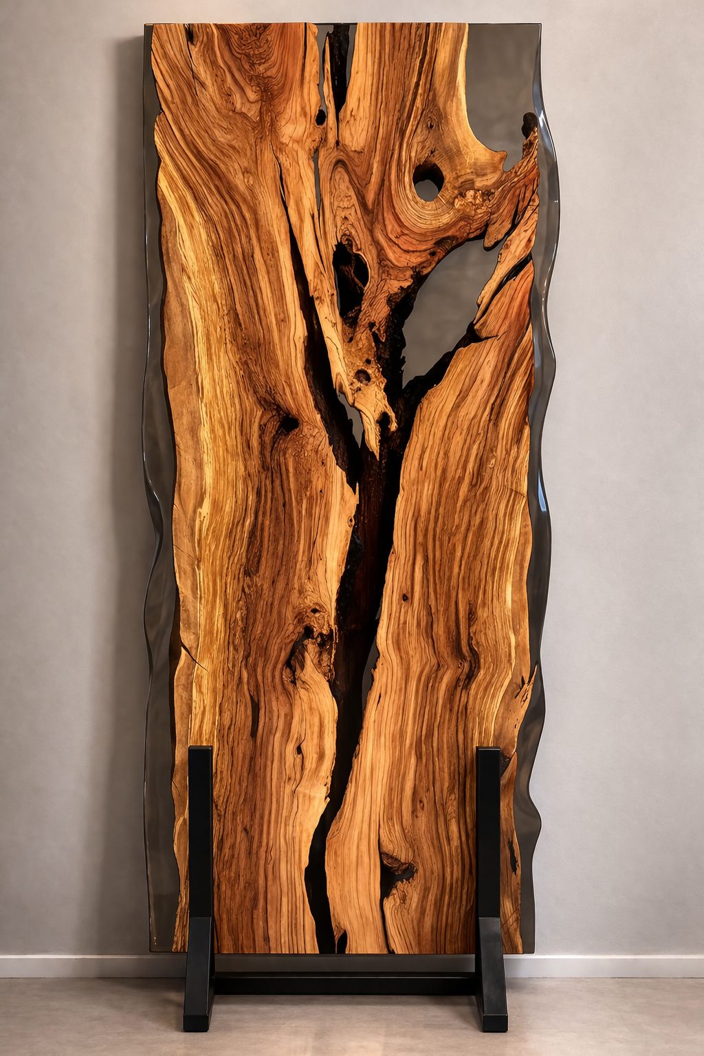 Irregular edge epoxy tafel