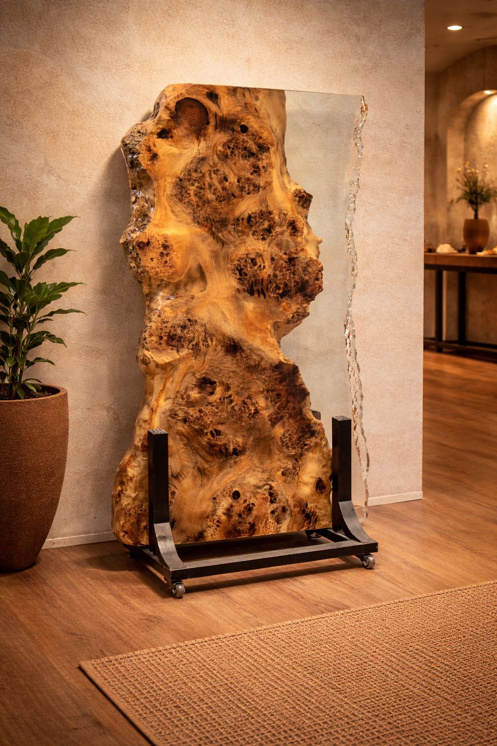 Irregular edge epoxy tafel