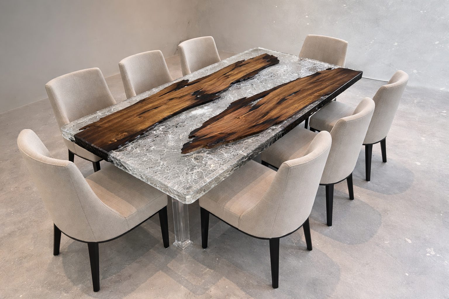Irregular shape epoxy tafel