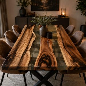 Straight edge epoxy tafel