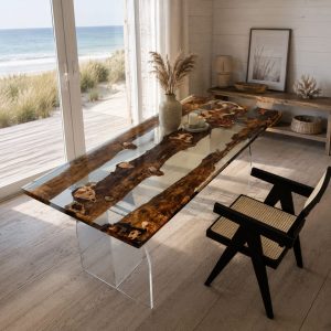 Straight edge epoxy tafel