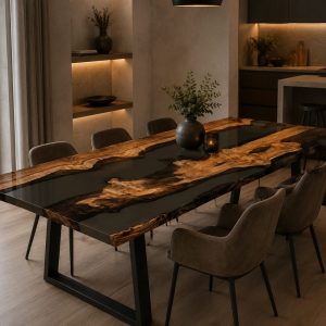 Straight edge epoxy tafel