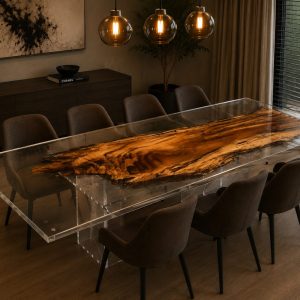 Straight edge epoxy tafel