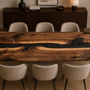 Straight edge epoxy tafel
