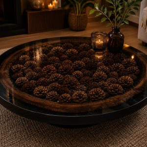 Round shape salontafel